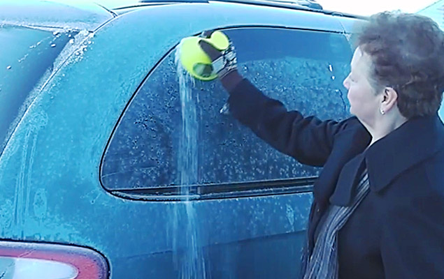 Car Ice Scraper  How To Get Ice Off Windshield With Scrape-a