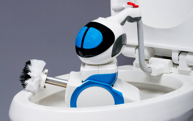 Automatic Toilet Cleaning Robot 