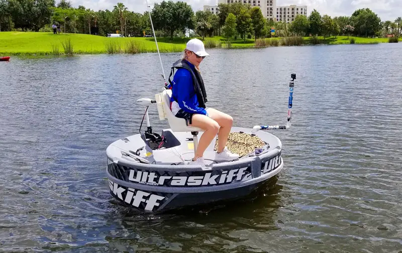 Extremely Portable & Personal Round Fishing Boat