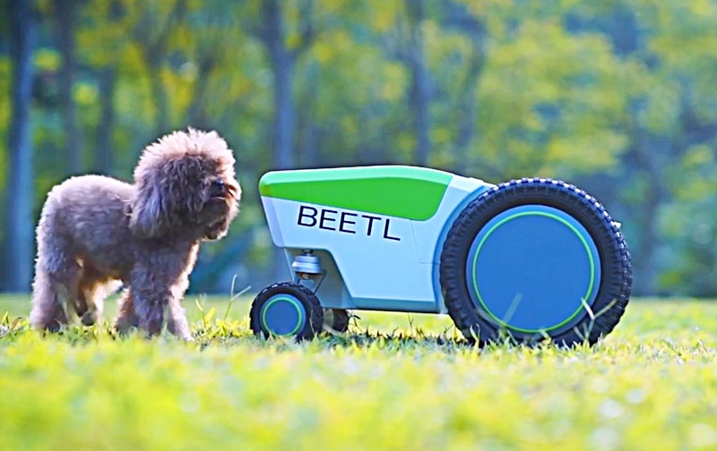 This Dog Poop Pick Up Robot Does The Work For You | Beetl - TheSuperBOO!