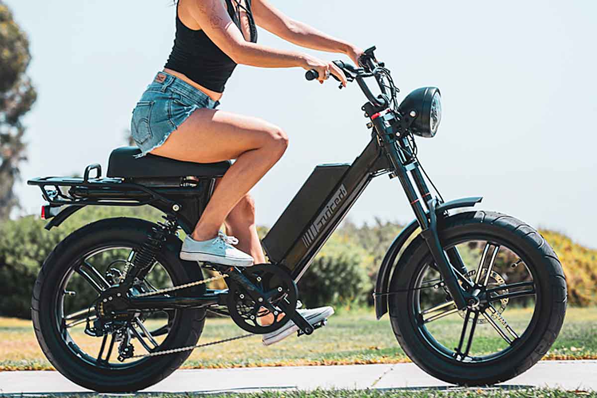 moped style electric bike