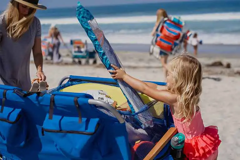 3-in-1 Utility Wagon That Doubles as an Umbrella And Triples as a Beach  Chair - TheSuperBOO!