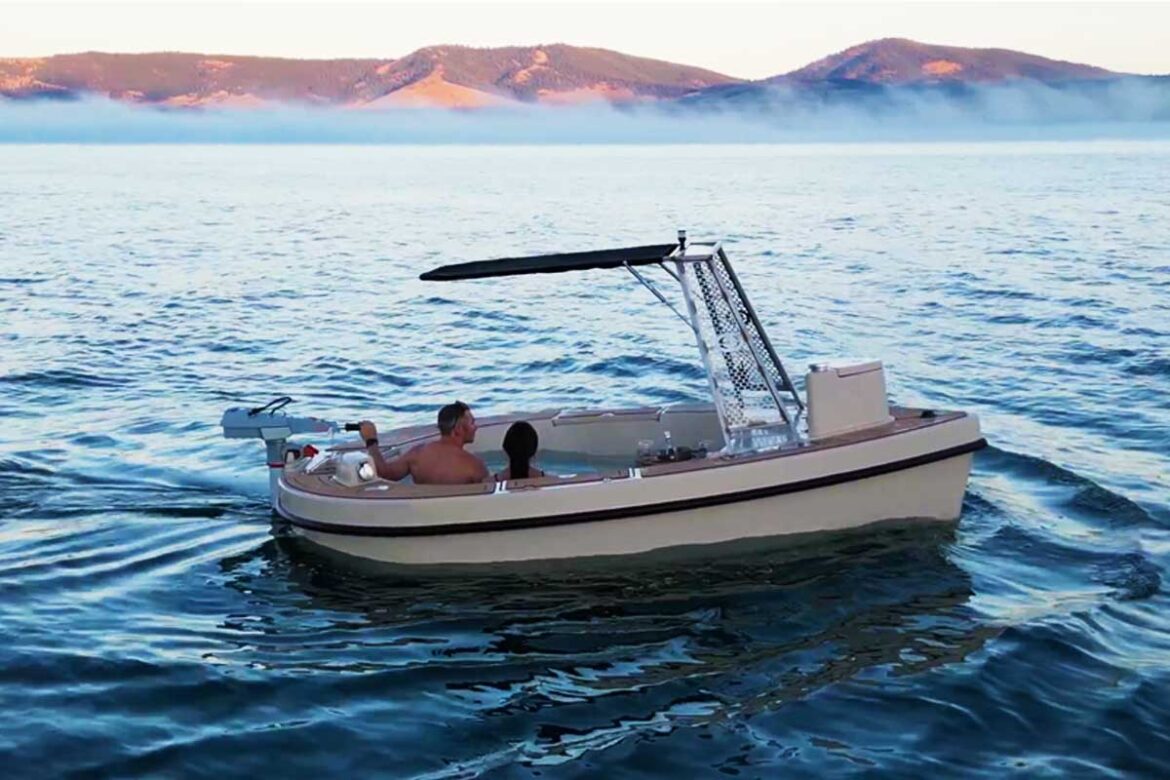 The Spacruzzi Hot Tub Boat: Combining luxury and adventure on the water.