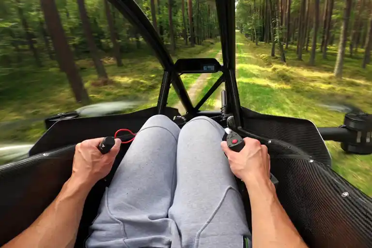 Soar to altitudes over 1,500 feet with this agile eVTOL aircraft!