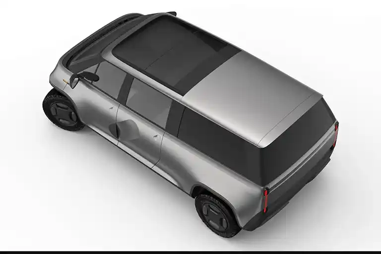 A spacious interior that seats up to 8 passengers.