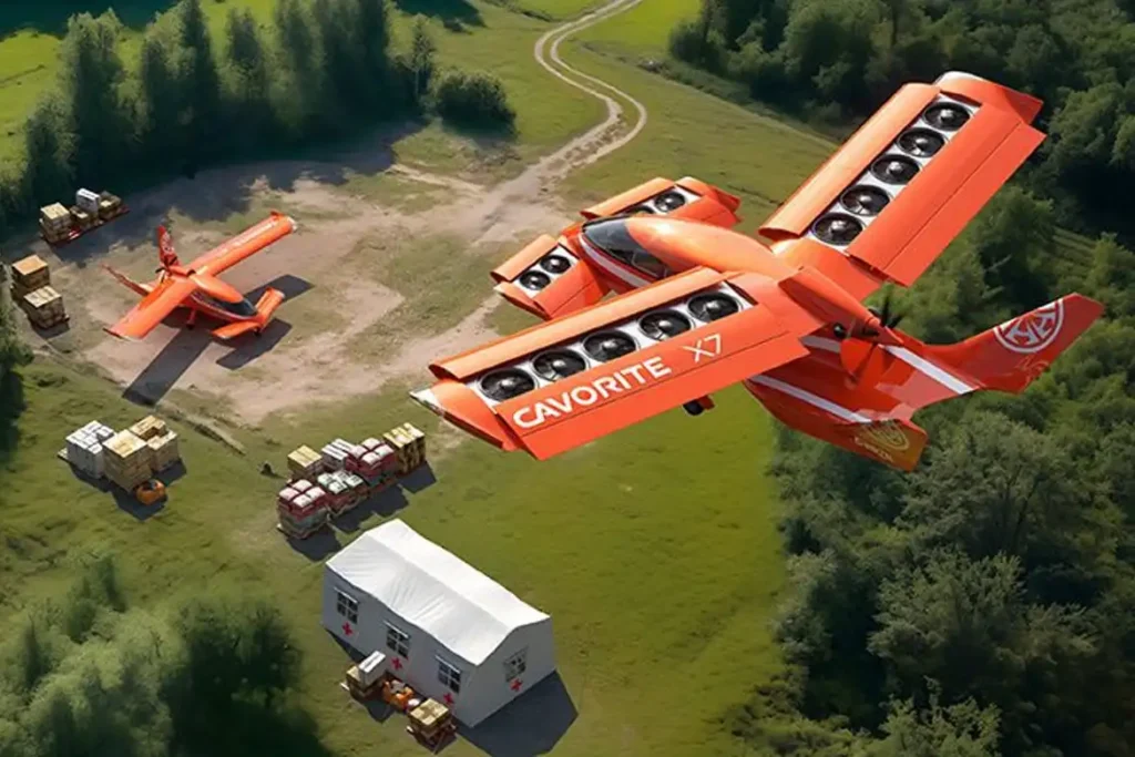 Prototype showcasing fan-in-wing design by Horizon Aircraft.